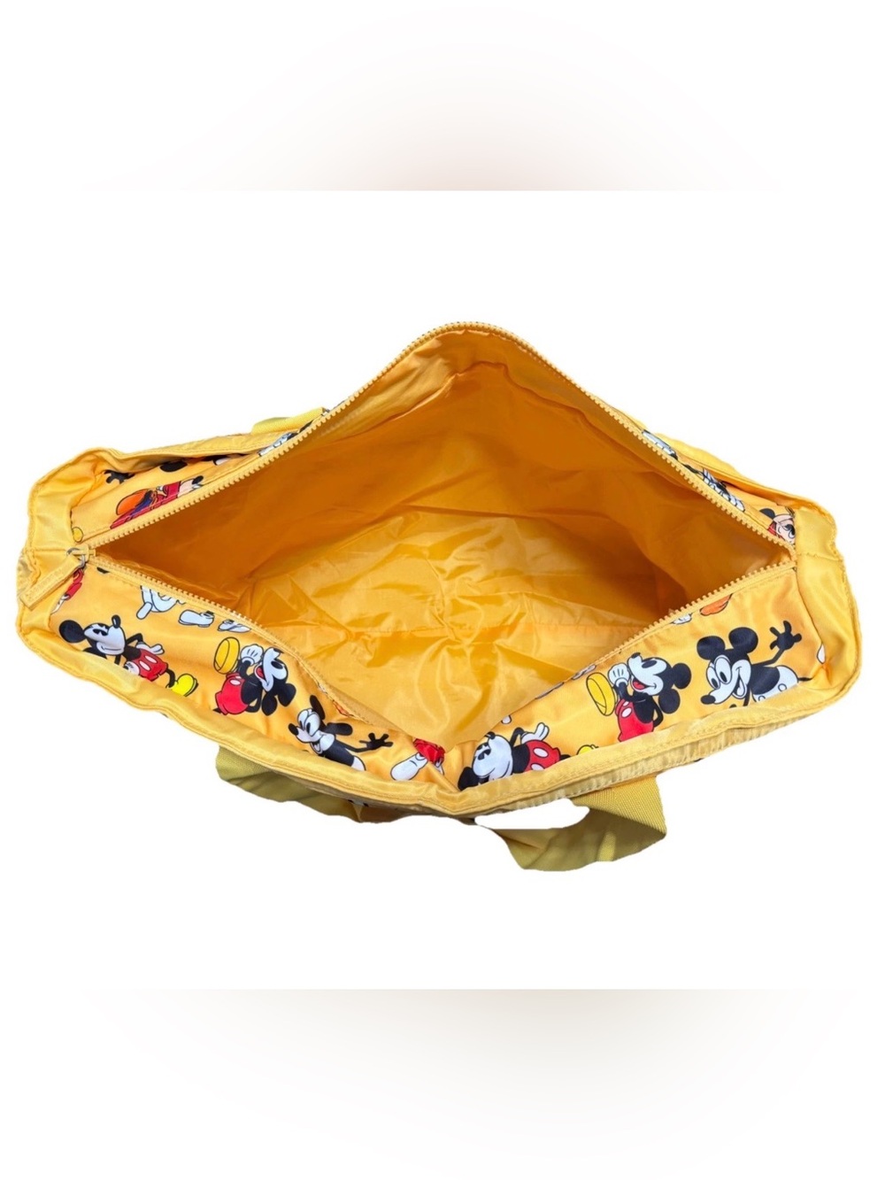 Disney Yellow Mickey Mouse Patterned Tote - Picture 3 of 3